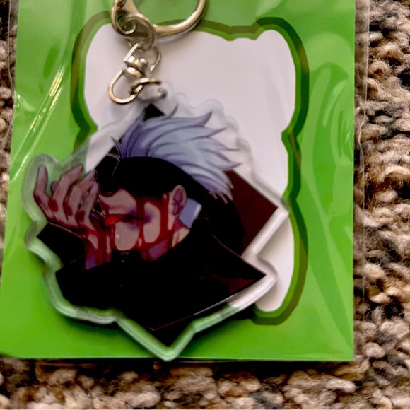 COPY - Gojo Acrylic Keychain Jujutsu Kaisen Japanese Anime - Picture 3 of 3